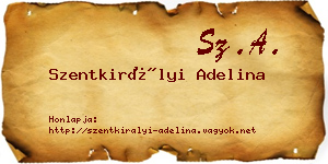 Szentkirályi Adelina névjegykártya